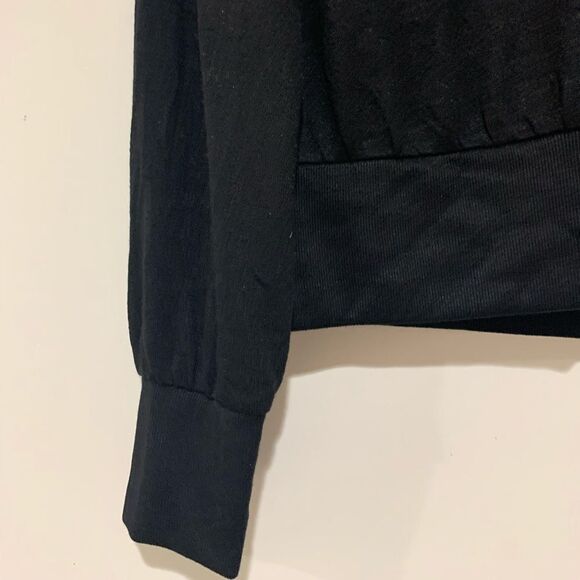 Banana Republic Luxespun Black long Sleeves Top - Picture 3 of 4